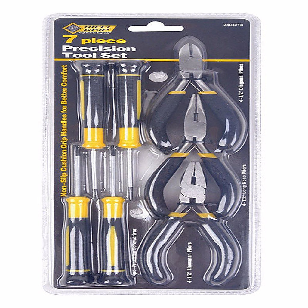 Steel Grip DR63920 Precision Tool Set Black/Yellow 7/pc.