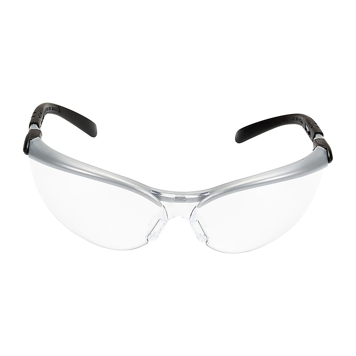 3M 11380-00000-20 BX Anti-Fog Safety Glasses Clear Lens Black/Silver Frame 1/pc.