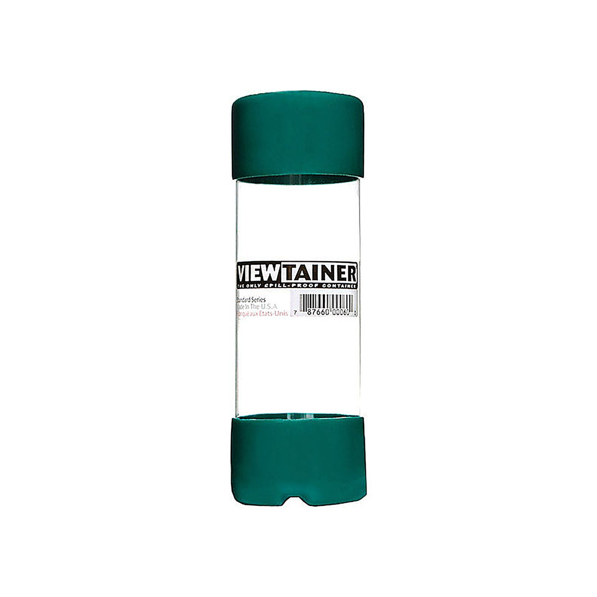 Viewtainer CC26 2 in. L x 2 in. W x 6 in. H Slit Top Container Plastic Green