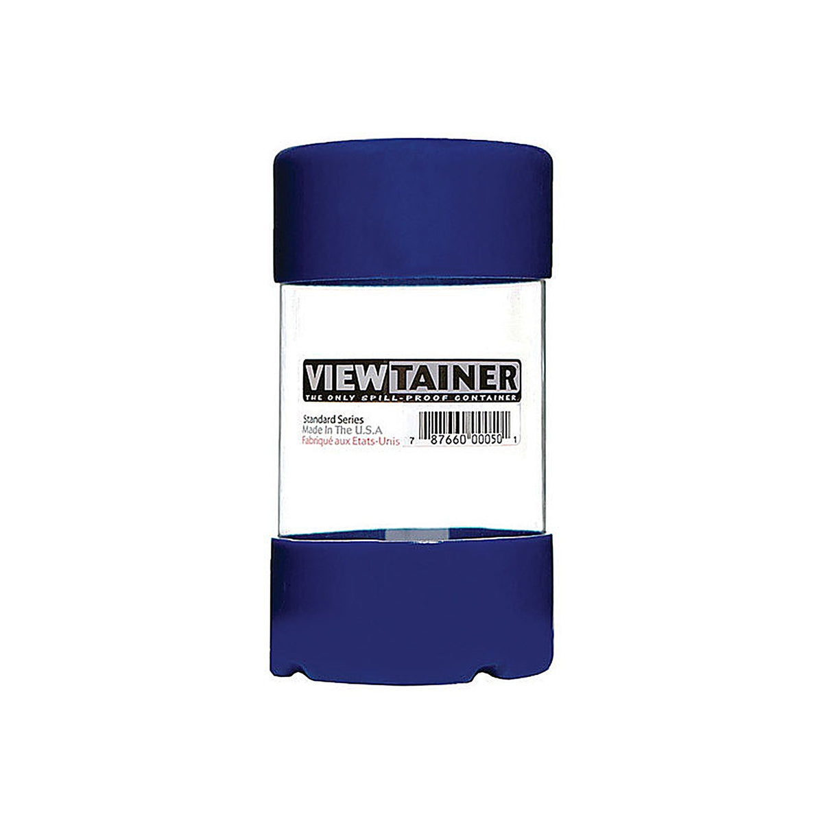 Viewtainer CC27505 3 in. L x 3 in. W x 5 in. H Slit Top Container Plastic Blue