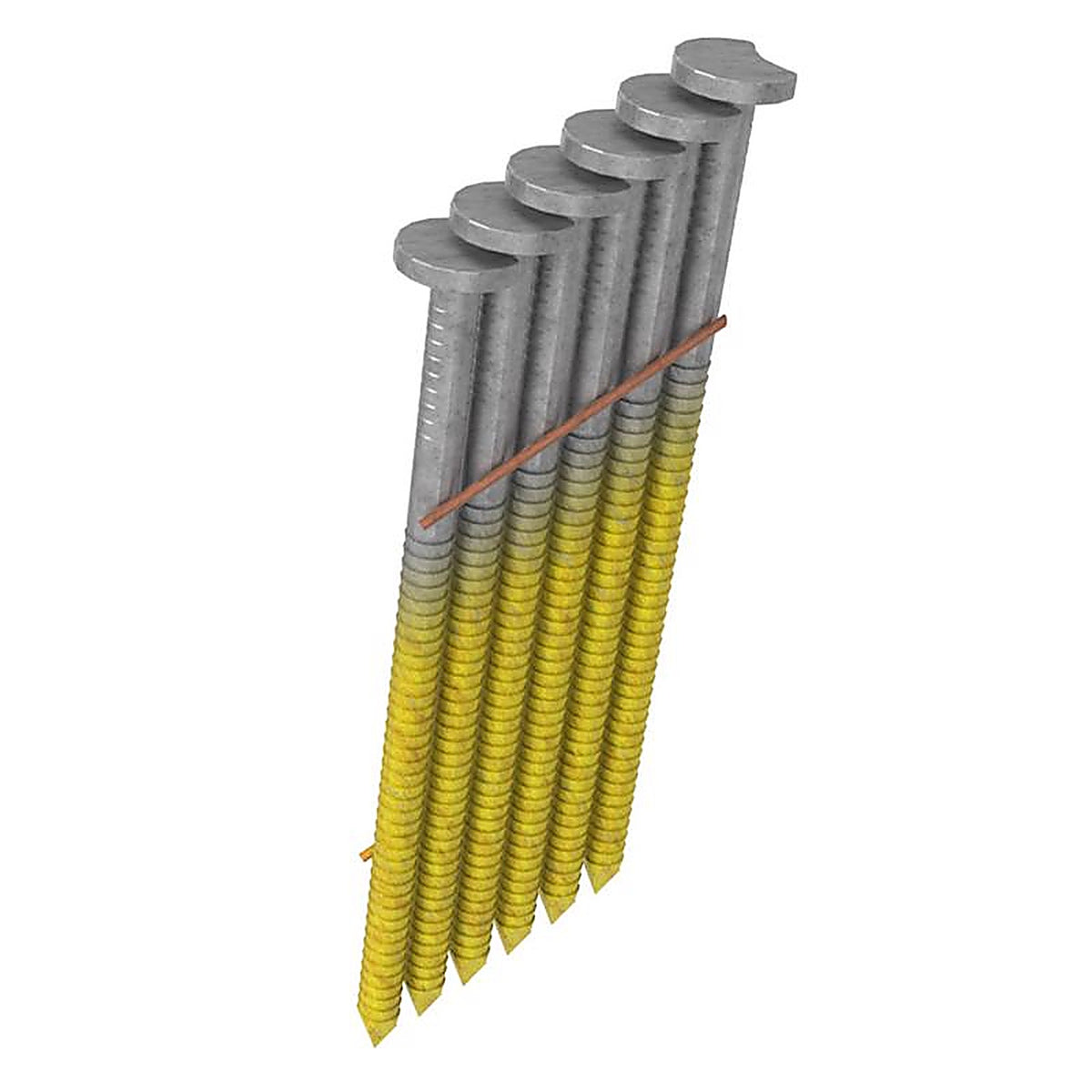 Grip-Rite GRS8DR 2-3/8 in. 11-1/2 Ga. Angled Strip Framing Nails 28 deg. Ring Shank 2500/Pack