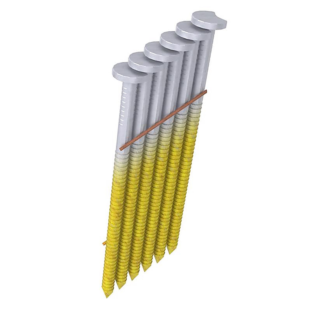 Grip-Rite GRS8DRHG 2-3/8 in. 11-1/2 Ga. Angled Strip Framing Nails 28 deg. Ring Shank 2500/Pack