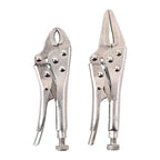 Home Plus AC2014204 4-3/4 in. Carbon Steel Two Piece Locking Pliers Set