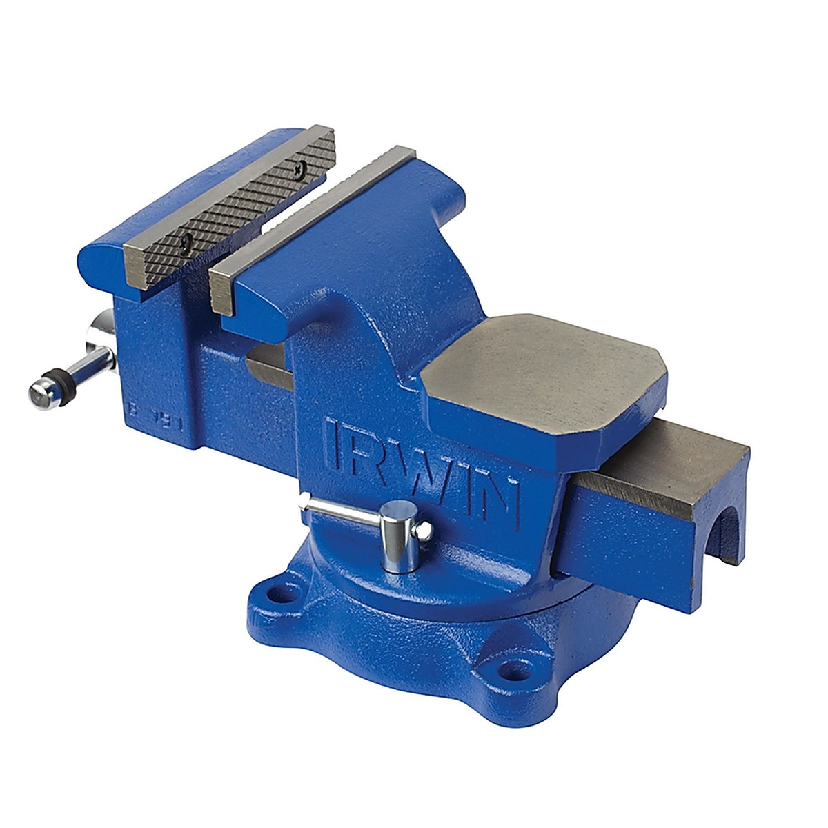 Irwin 226305ZR 5 in. Steel Workshop Bench Vise Swivel Base