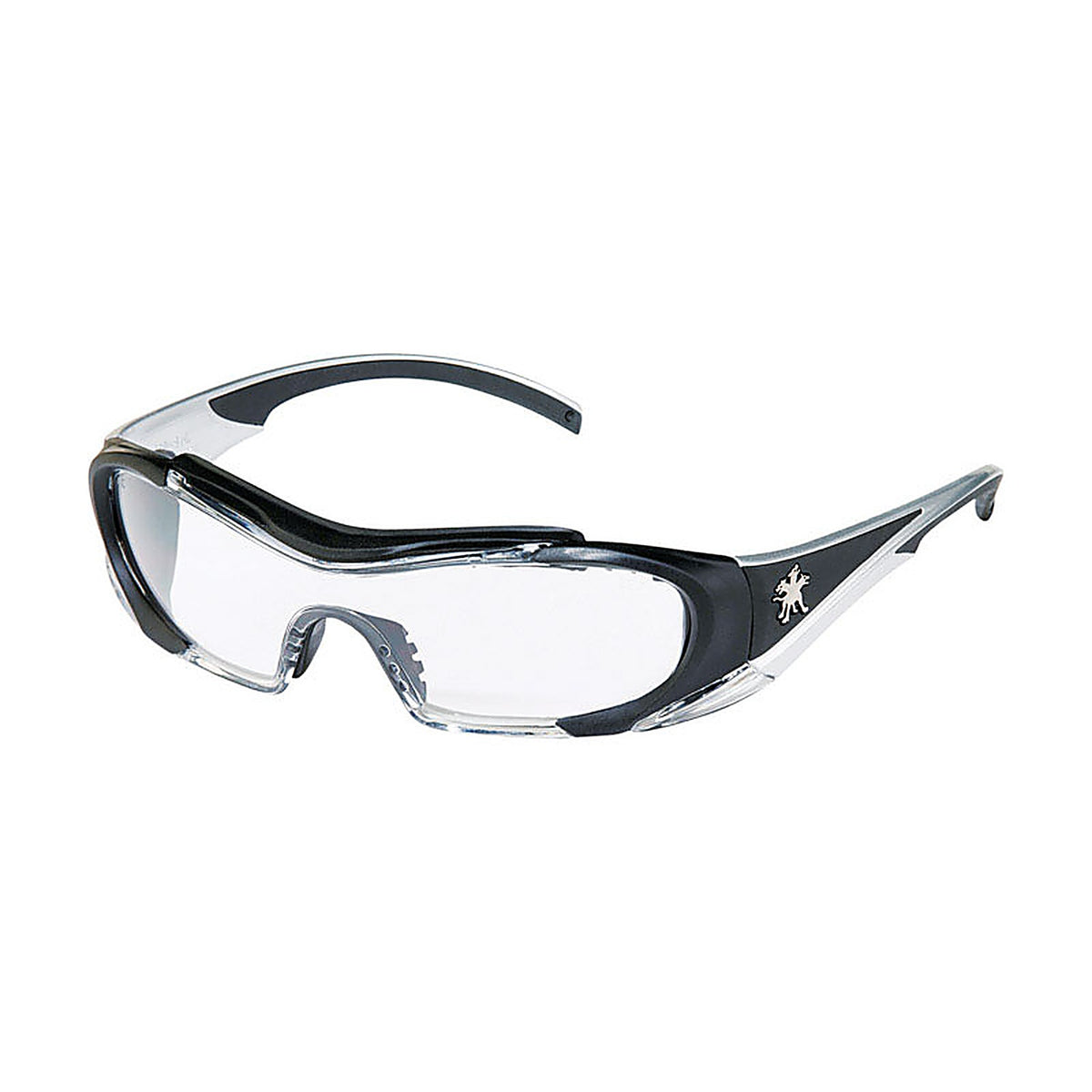 MCR SWHL110AF Hellion Anti-Fog Safety Glasses Clear Lens Black Frame 1/pc.