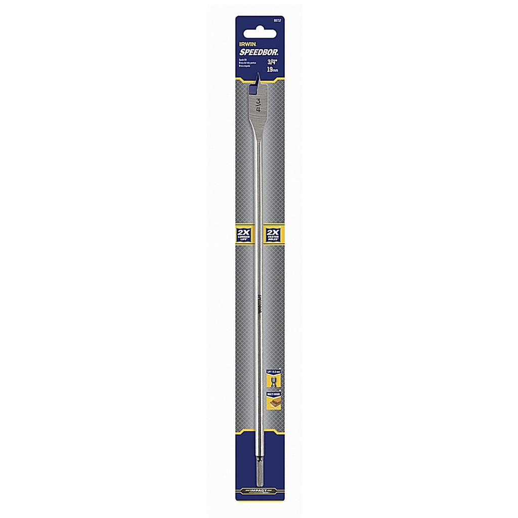 Irwin 88712 Speedbor 3/4 in. x 16 in. L Carbon Steel Wood Boring Bit 1/pc.