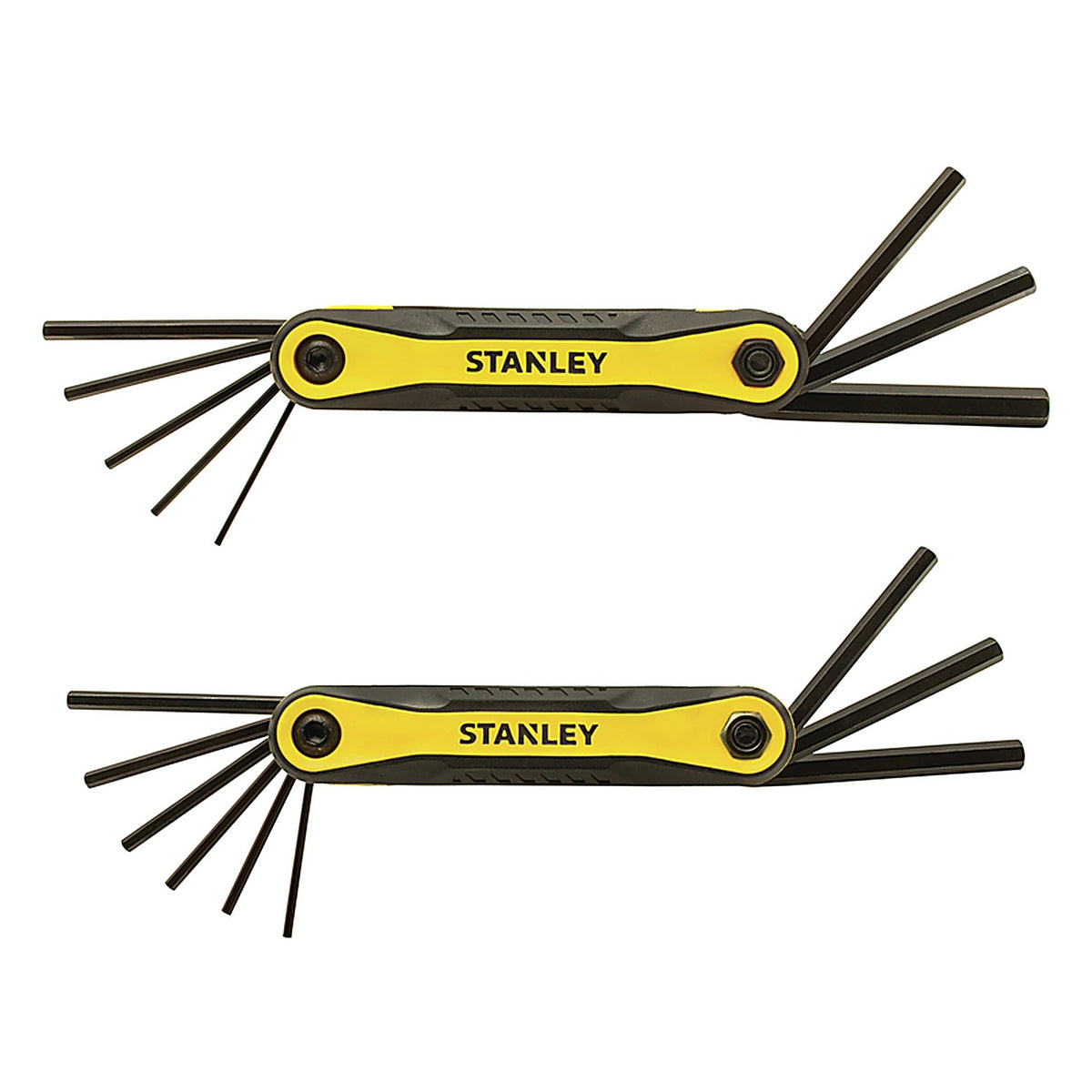 Stanley STHT71839 Multi-Size Metric and SAE Fold-Up Locking Hex Key Set 6.7 in. 17/pc.