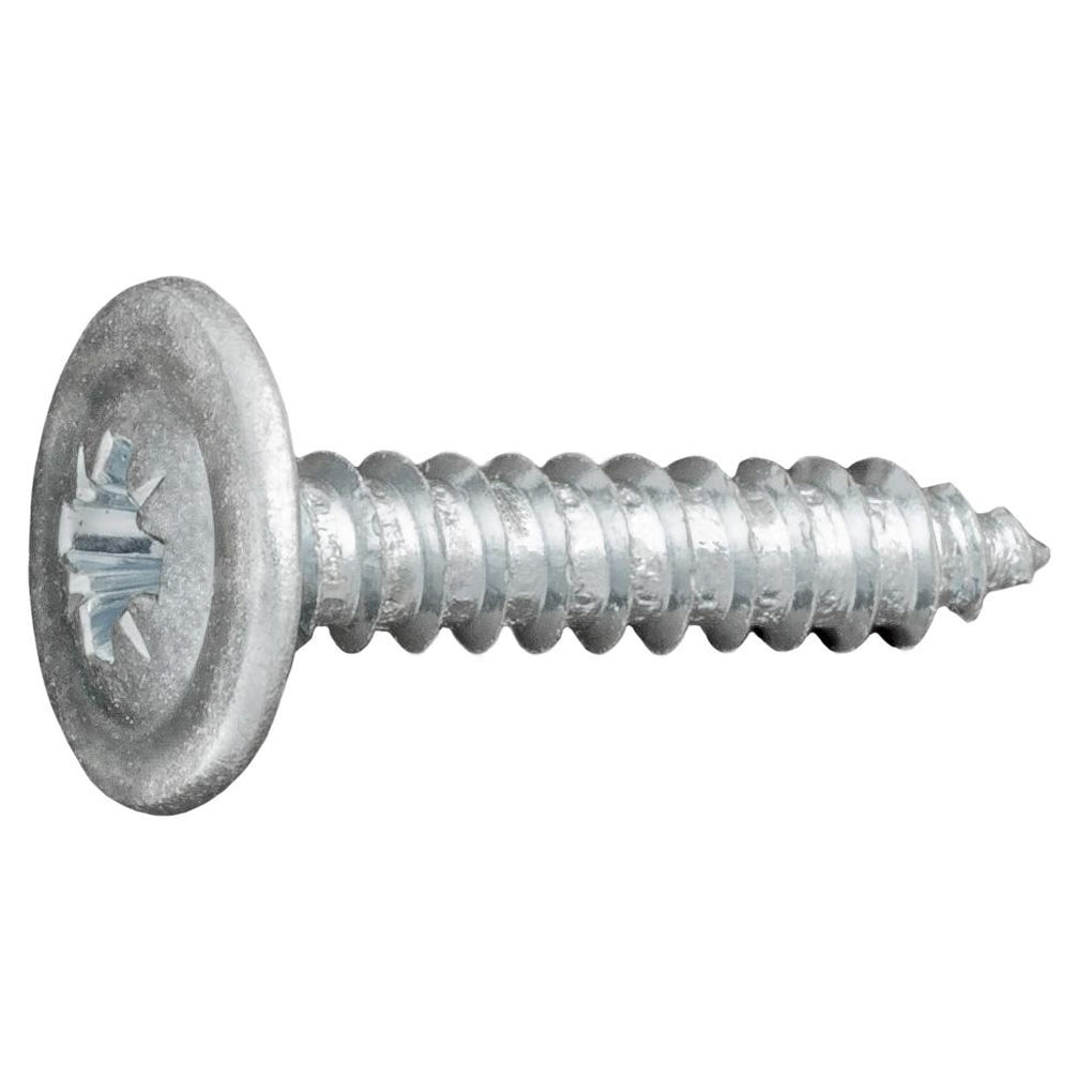 Auveco 24450 M4.2 X 20mm Phillips Flat Washer Head Tapping Screw Zinc