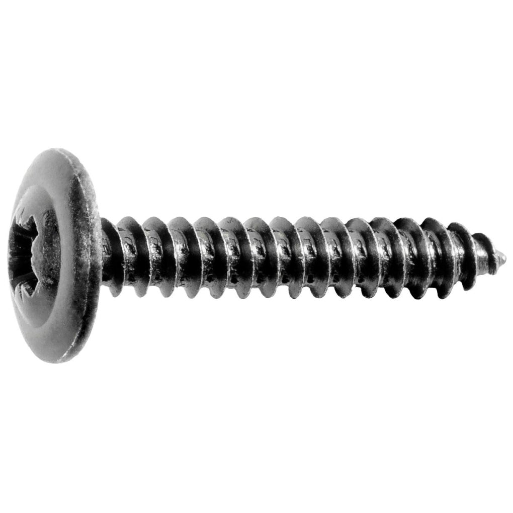 Auveco 24499 M4.2 X 25mm Phillips Flat Washer Head Tapping Screw