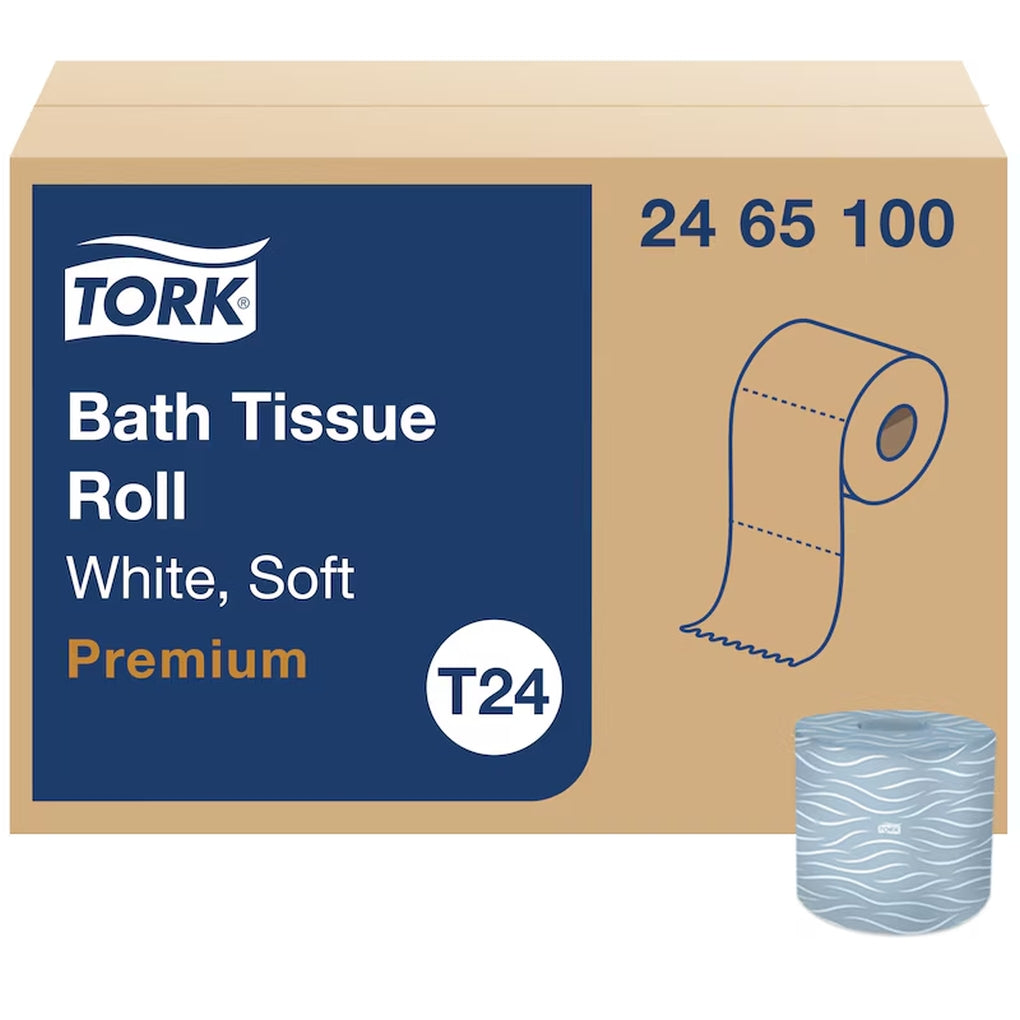 2465100 Tork/Essity Premium Soft Bath Tissue Roll, 2-Ply 80/Case