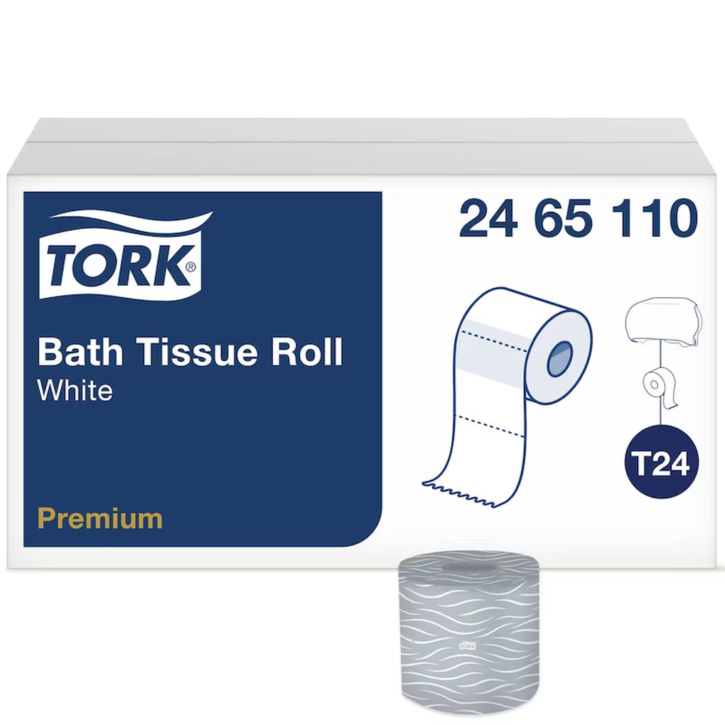 2465110 Tork Premium Bath Tissue Roll, 2-Ply 80/Case