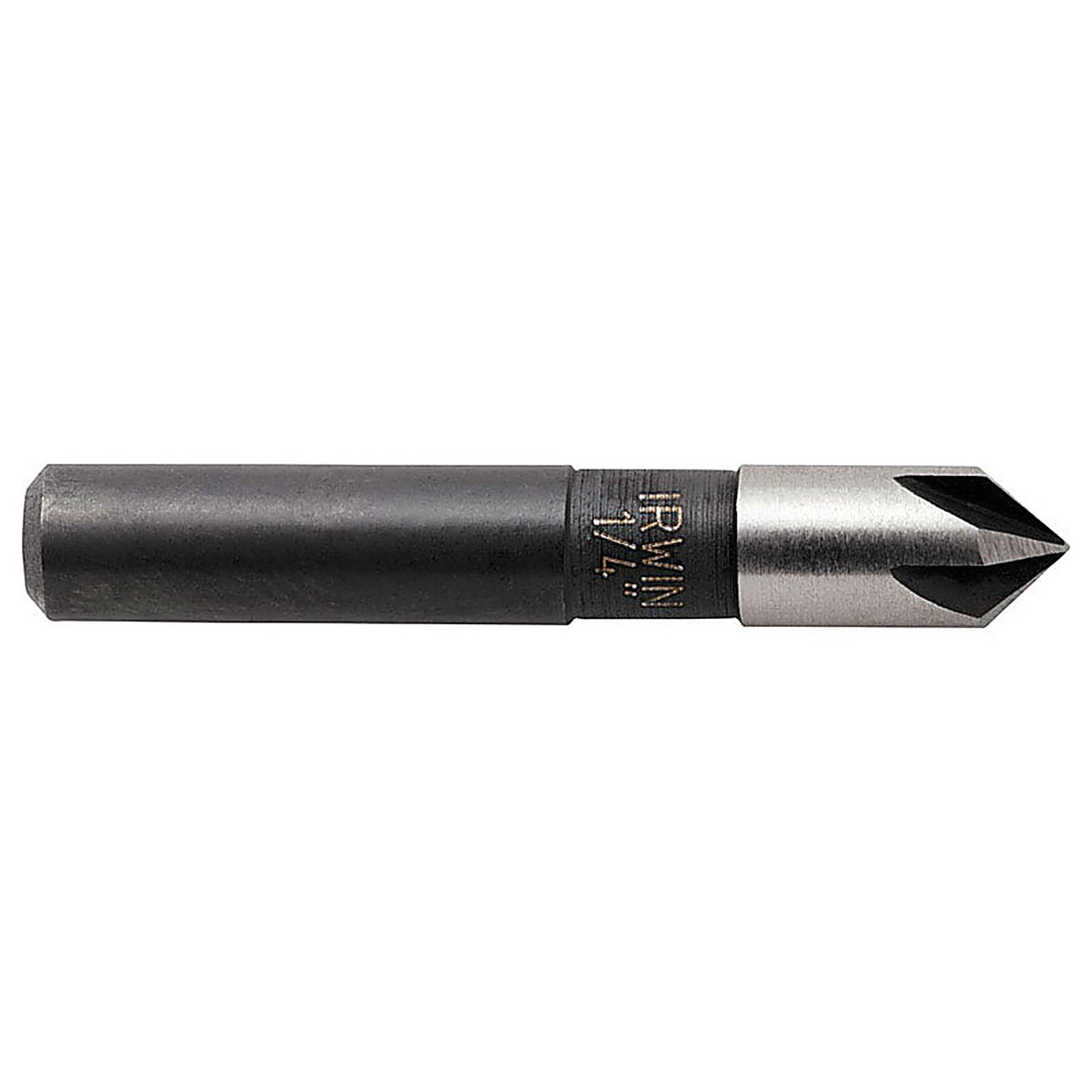 Irwin 1877714 1/4 in. Dia. High Speed Steel Countersink 1/pc.