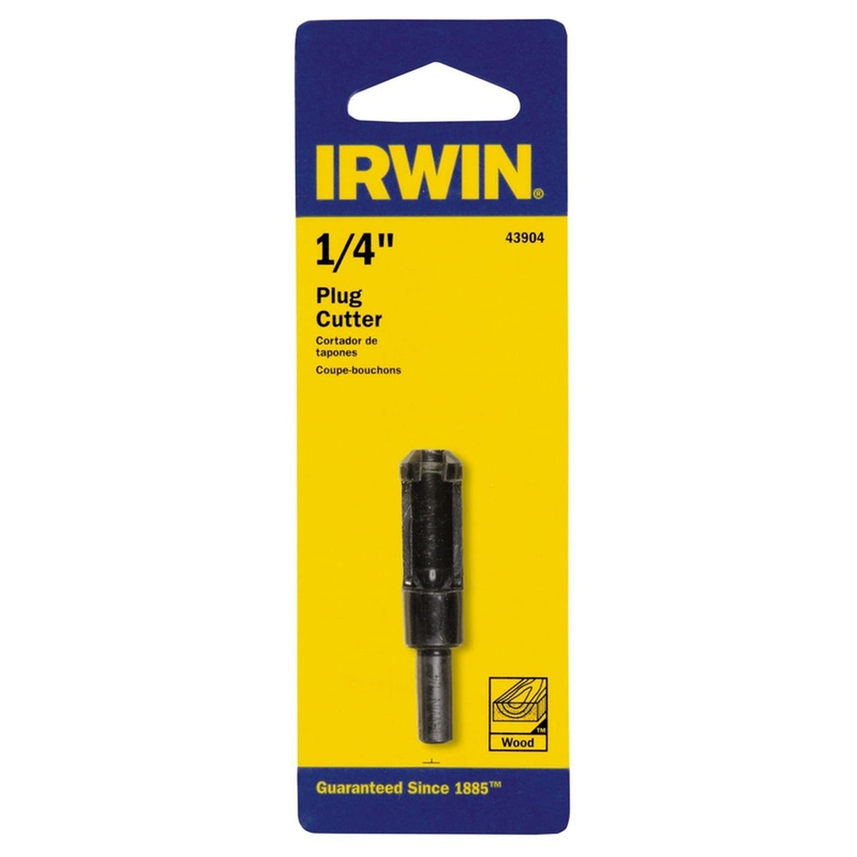 Irwin 43904 1/4 in. x 2 in. L High Carbon Steel Wood Boring Bit 1/pc.