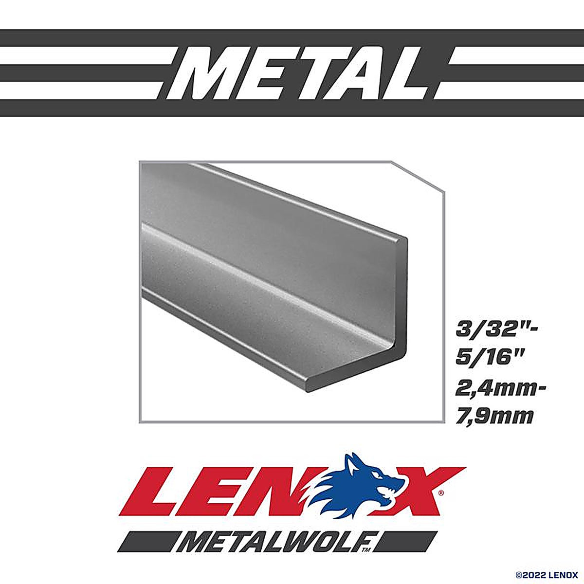 Lenox 201746118R Lazer 6 in. Bi-Metal Reciprocating Saw Blade 18 TPI 5/Pack