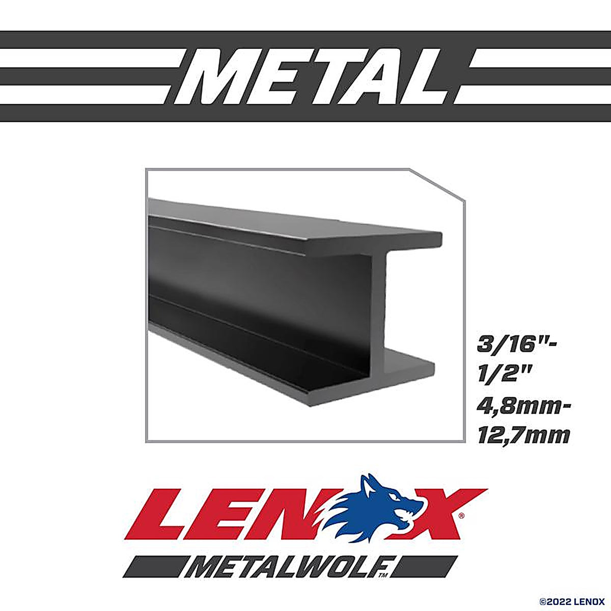 Lenox 201769110R Lazer 9 in. Bi-Metal Reciprocating Saw Blade 10 TPI 5/Pack
