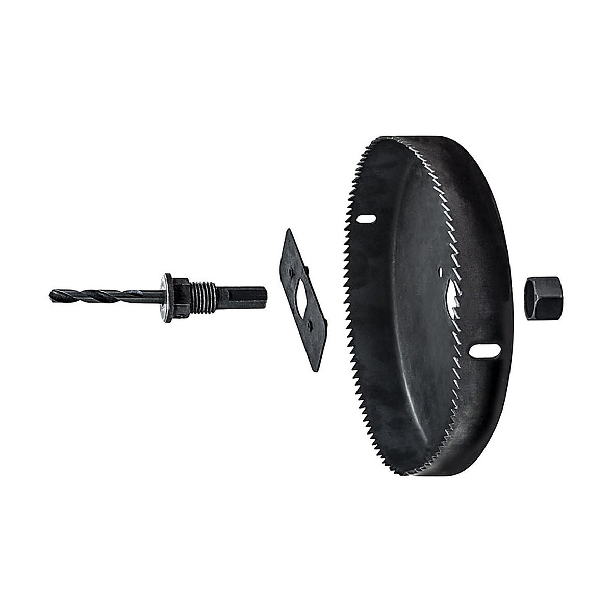 Eazypower 30125 Isomax Corn Hole 6 in. Dia. x 8 in. L Carbon Steel Hole Saw 1/4 in. 1/pc.