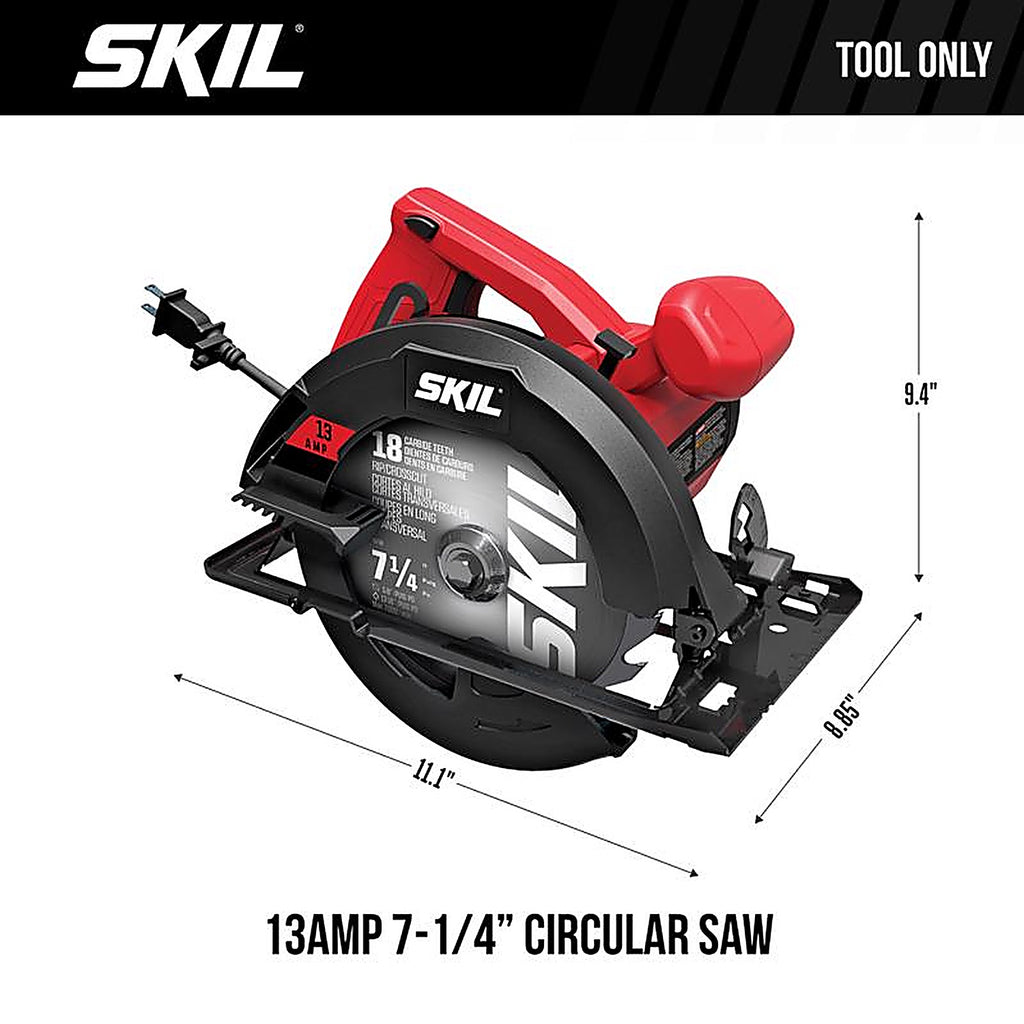 Skil 5080-01 13 amps 7-1/4 in. Corded Brushed Circular Saw