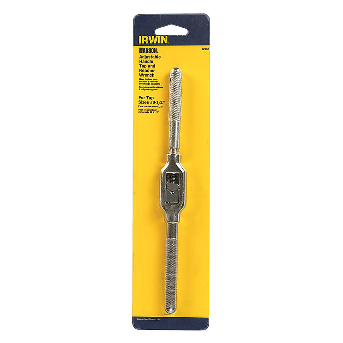 Irwin 12088 Hanson 12.5 in. L SAE Adjustable Tap Wrench 1/pc.