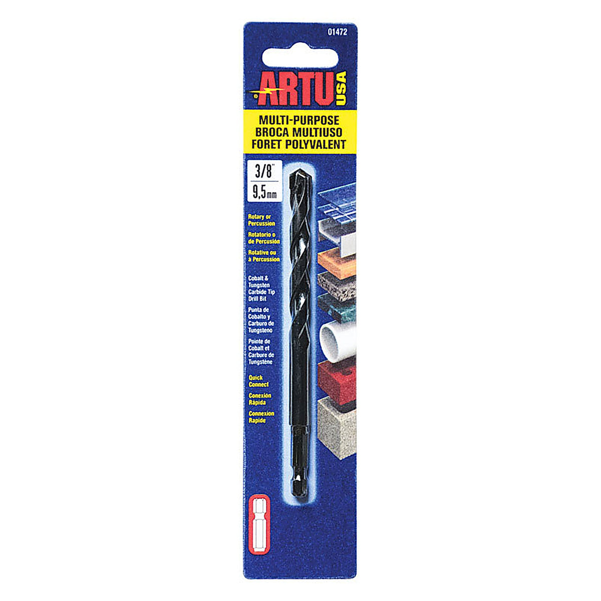 Artu 1472 3/8 in. x 5-1/4 in. L Tungsten Carbide Tipped Drill Bit 1/pc.