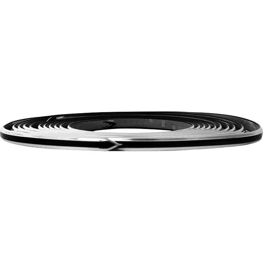 Cowles Protekto Trim 25-530-01 Fine Line Body Side Molding Series 5/8", 2-13' Kit, Black / Chrome