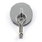 Master Magnetics 7589 .225 in. Neodymium Magnetic Hook 40 lb. pull 35 MGOe Silver 1/pc.