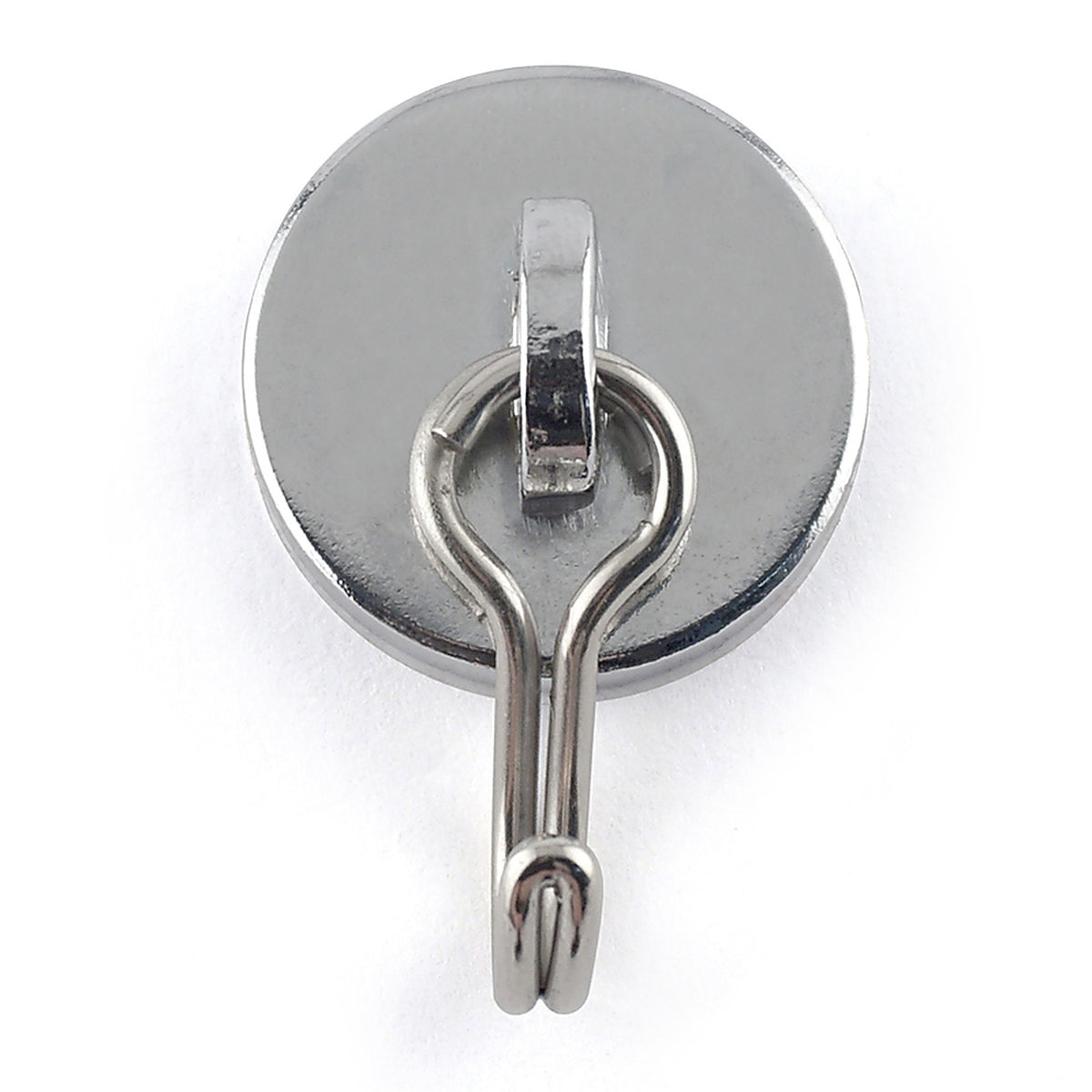 Master Magnetics 7589 .225 in. Neodymium Magnetic Hook 40 lb. pull 35 MGOe Silver 1/pc.