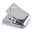 Master Magnetics 8018 1.125 in. Metal Square Magnetic Clips 5 lb. pull 3.4 MGOe Silver 4/pc.