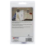 Master Magnetics 8018 1.125 in. Metal Square Magnetic Clips 5 lb. pull 3.4 MGOe Silver 4/pc.