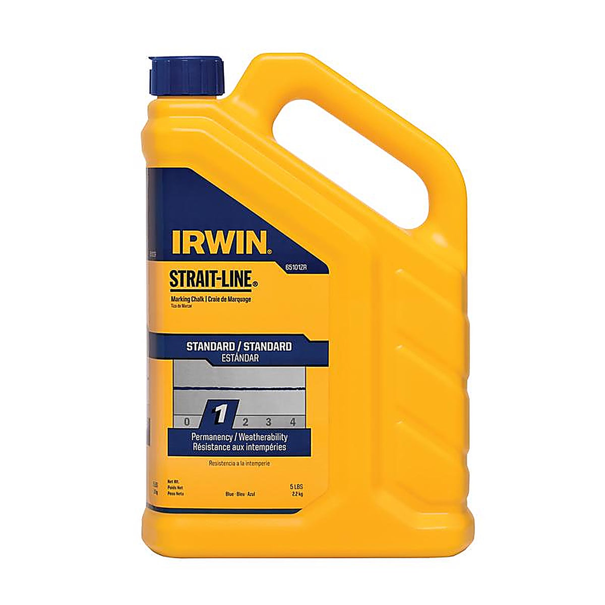 Irwin 65101ZR Strait-Line 5 lb. Temporary Marking Chalk Blue 1/Pack