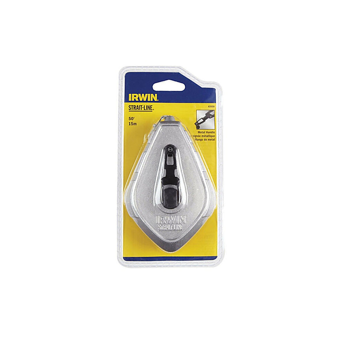 Irwin 1932871 Strait-Line 2 oz. Blue Fast Retrieve Chalk Line Reel 50 ft.
