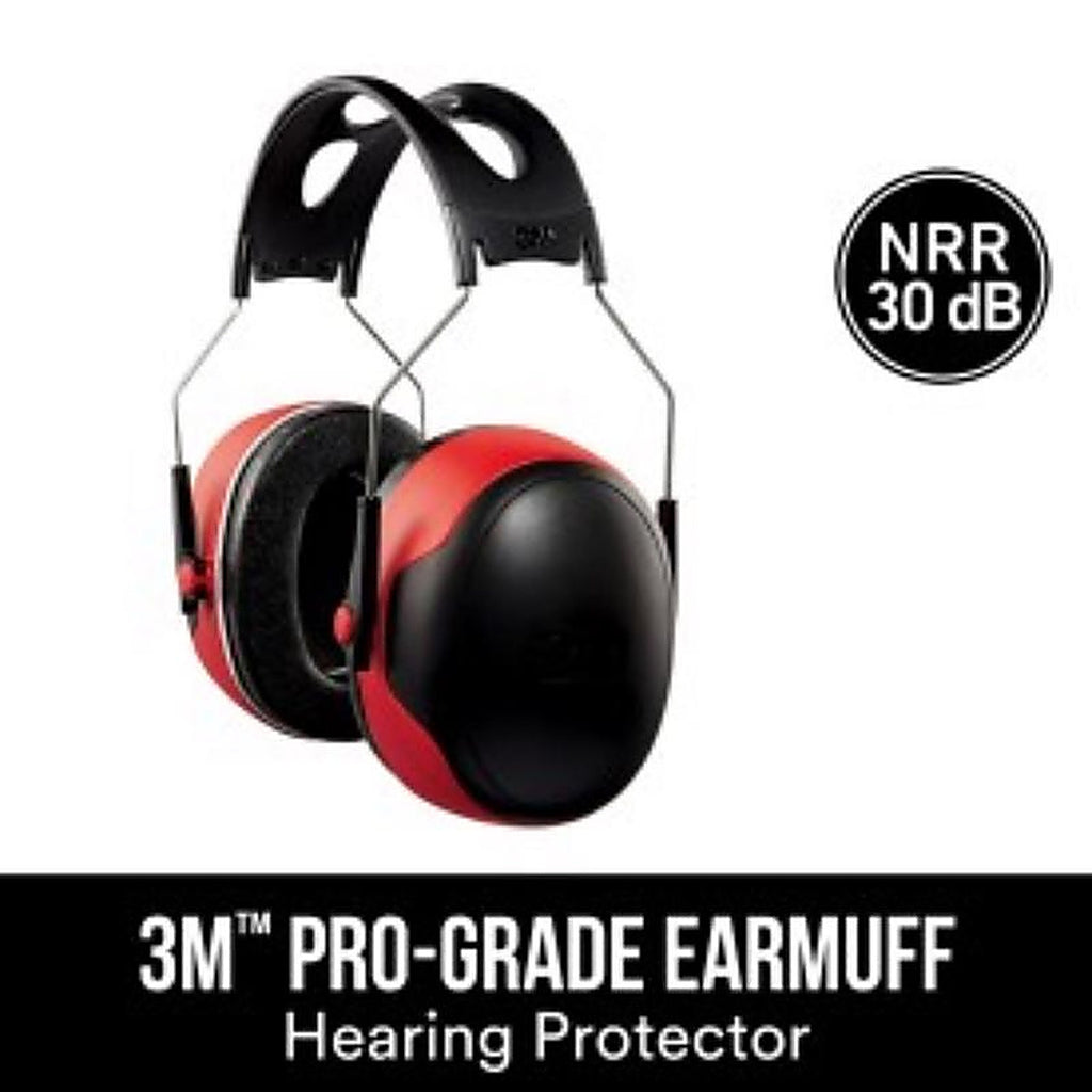 3M 90565-4DC-PS Pro-Grade 30 dB Steel Earmuffs Black 1 pair