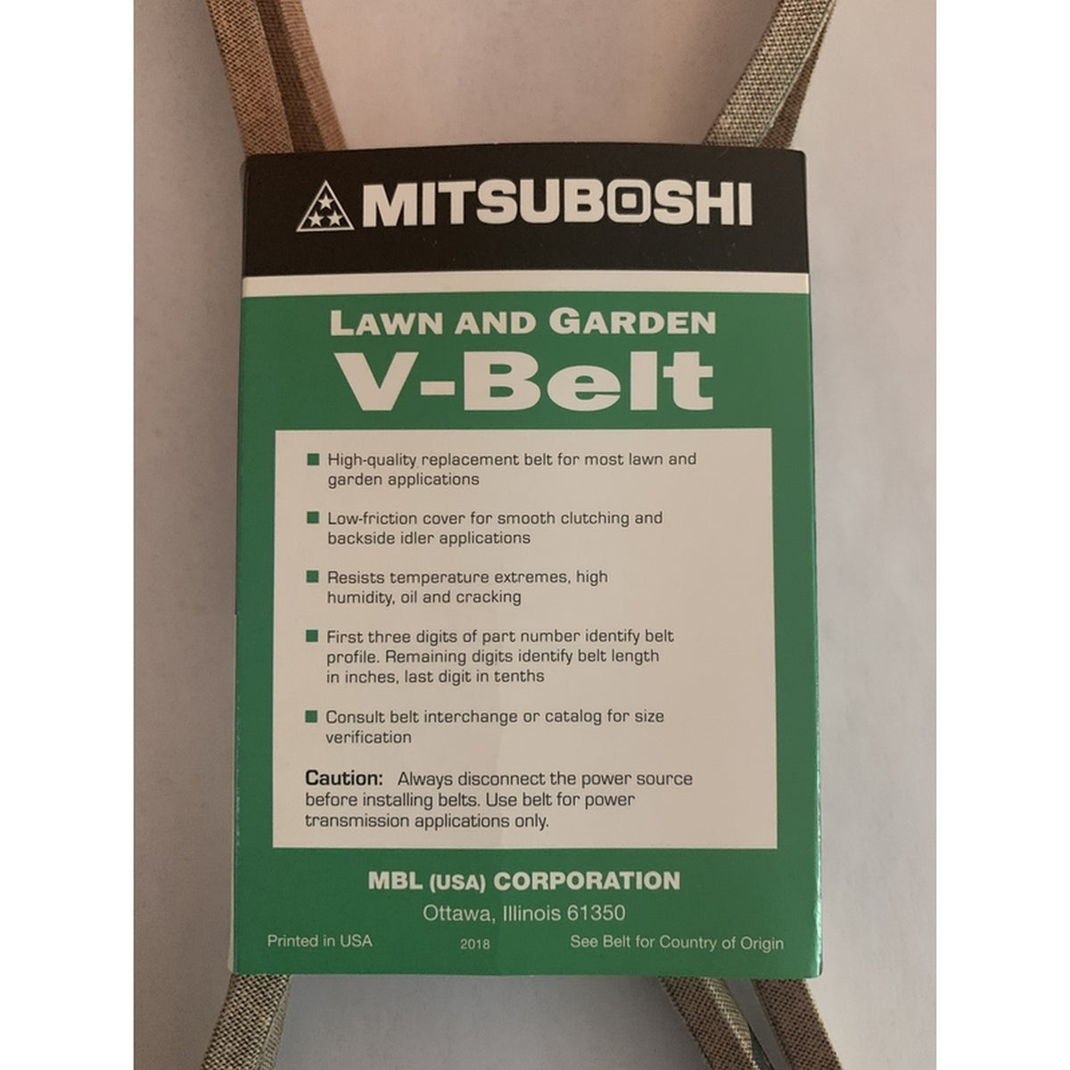 Mitsuboshi 4LK280A Super KB 4LK280 V-Belt 0.5 in. W x 28 in. L For Riding Mowers