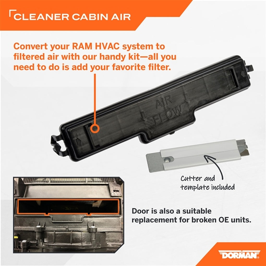 Dorman 259-101 Cabin Air Filter Door Kit