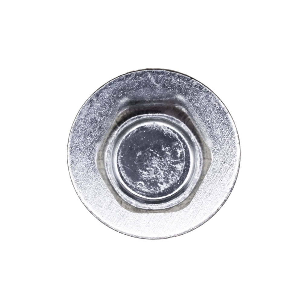 Auveco 2604 14 x 3/4" Indented Hex Head Sems Tapping Screw 3/8" Hex Zinc