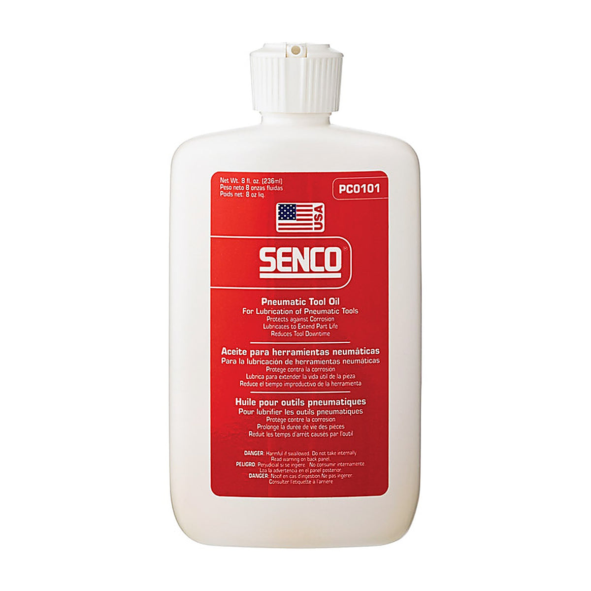 Senco PC0101 Pneumatic Tool Lubricant 8 oz. Bottle 1/pc.