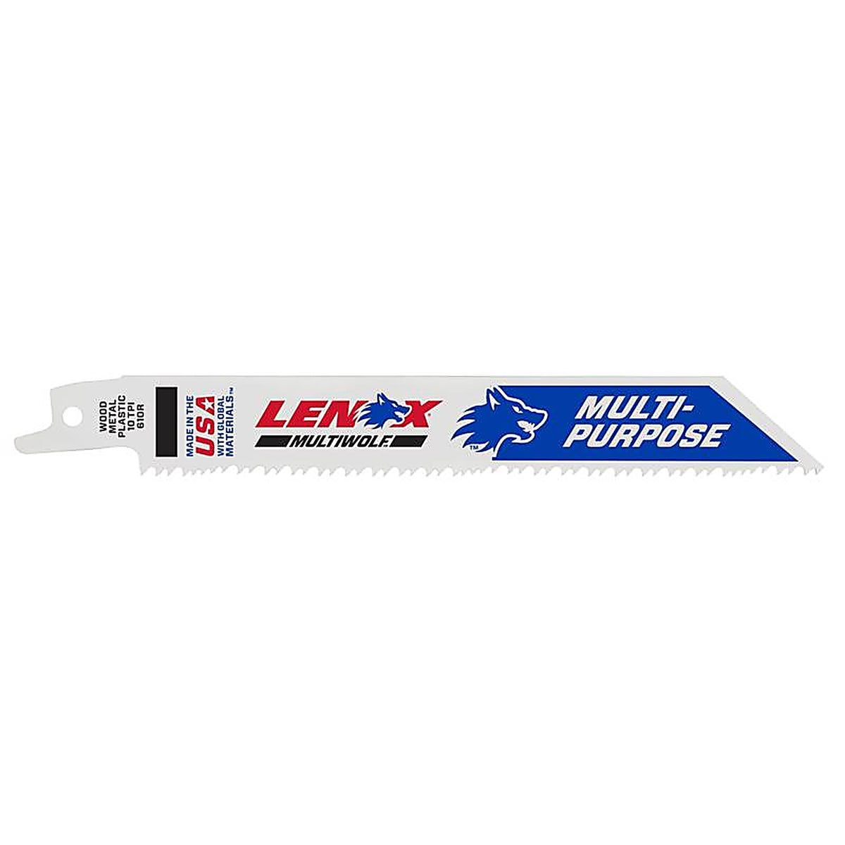 Lenox 20565S614R 6 in. Bi-Metal Reciprocating Saw Blade 14 TPI 1/Pack