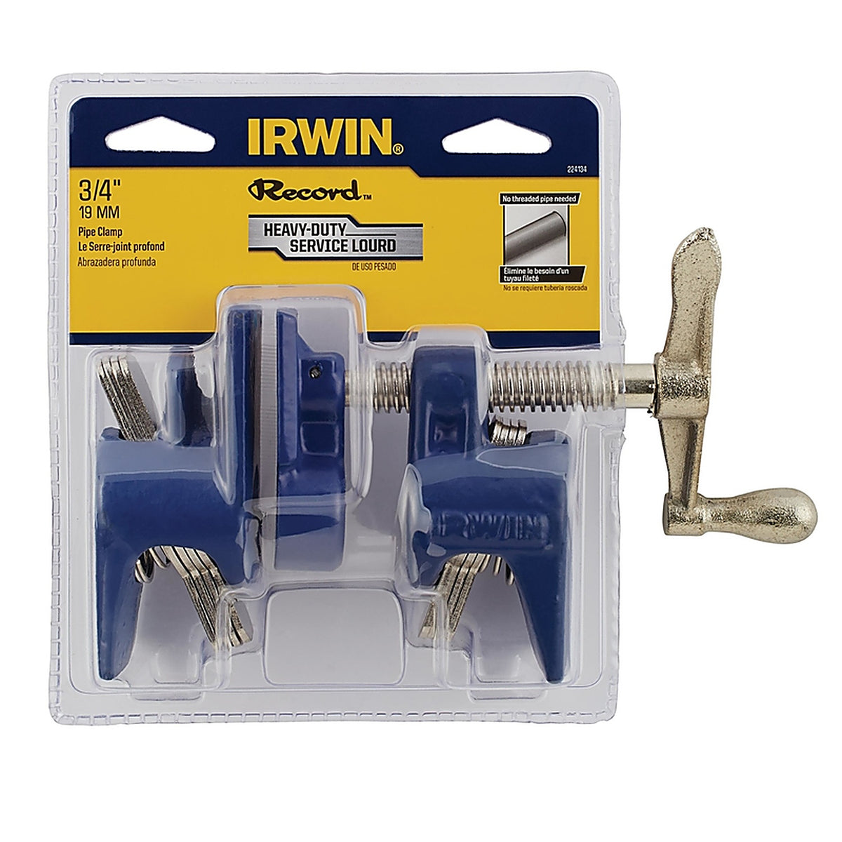 Irwin 224134 Quick-Grip 1-7/8 in. D Pipe Clamp 1,200 lb. 1/Pack