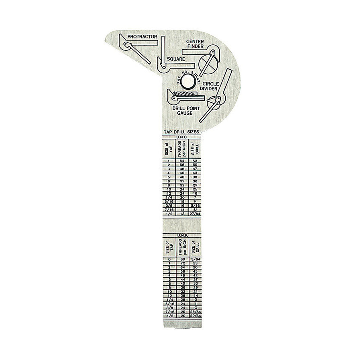 General Tools 16ME Rule and Gage 1/pc.