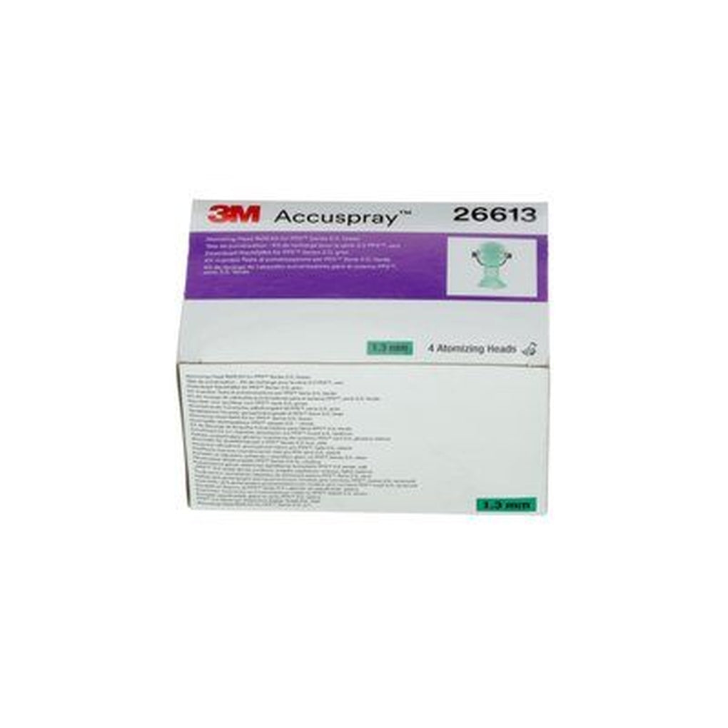 3M 26613 Accuspray Atomizing Head Refill Pack for PPS Series 2.0, Green