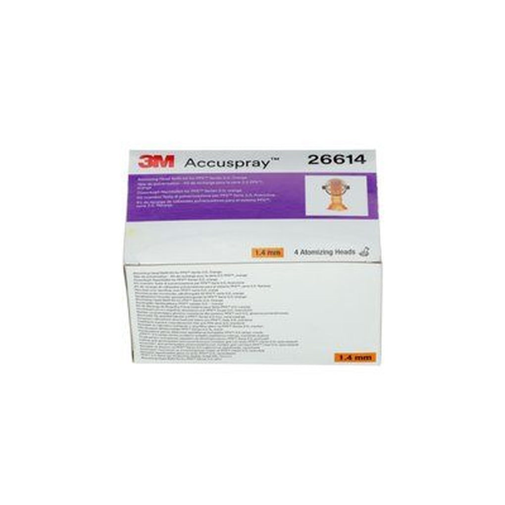 3M 26614 Accuspray Atomizing Head Refill Pack for PPS Series 2.0, Orang