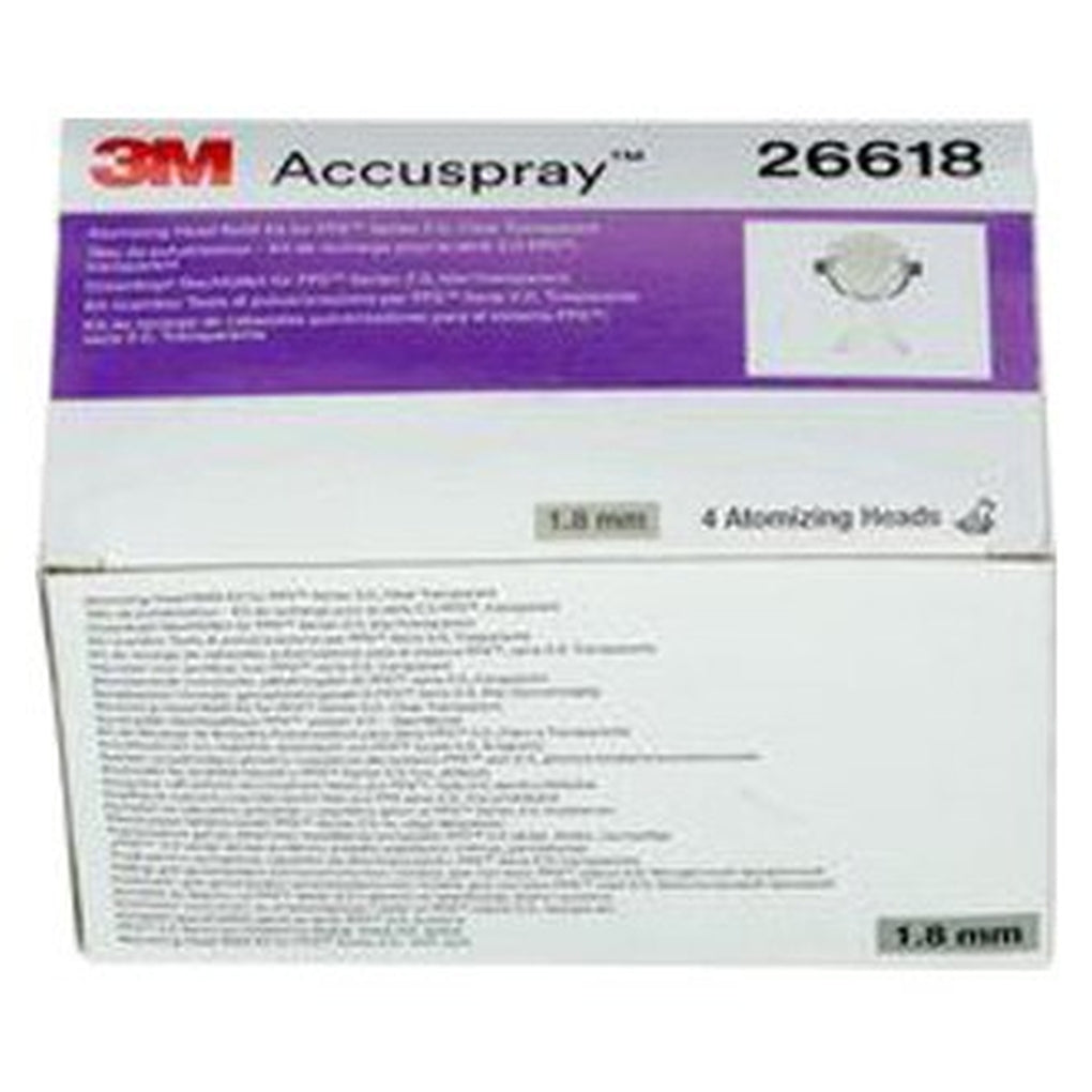 3M 26618 Accuspray Atomizing Head Refill Pack for PPS Series 2.0, Clear