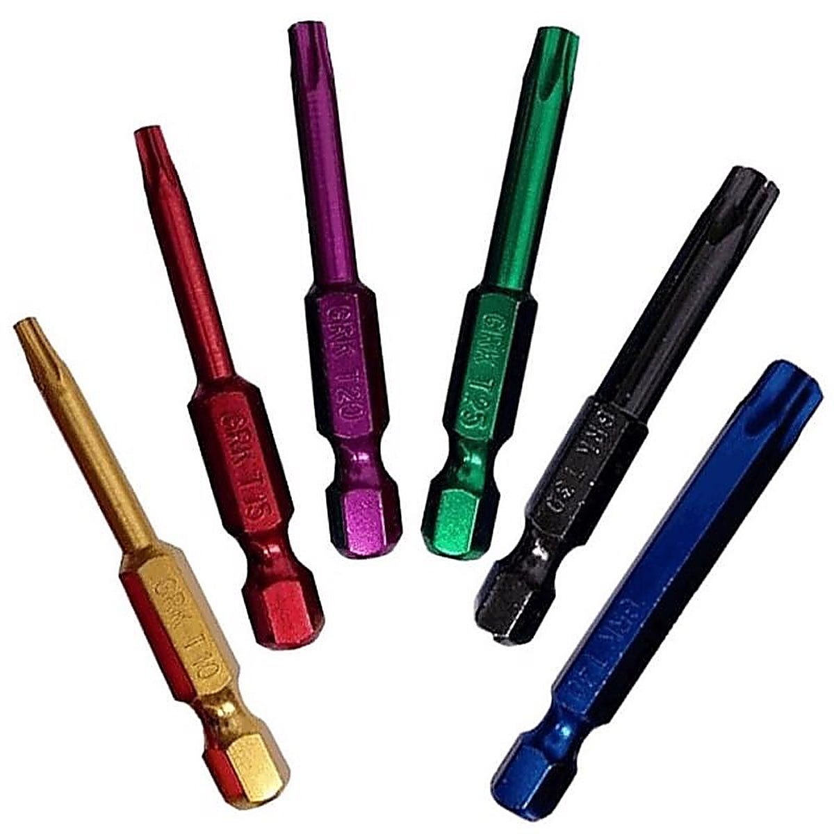 GRK Fasteners 187443 Star T25 x 2 in. L Power Bit Carbon Steel 2/pc.