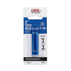 GRK Fasteners 187459 Star T40 x 2 in. L Power Bit Carbon Steel 2/pc.