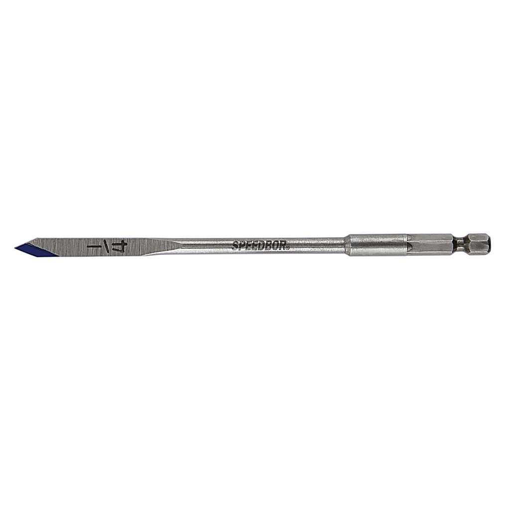 Irwin 88804 Speedbor 1/4 in. x 6 in. L Carbon Steel Wood Boring Bit 1/pc.
