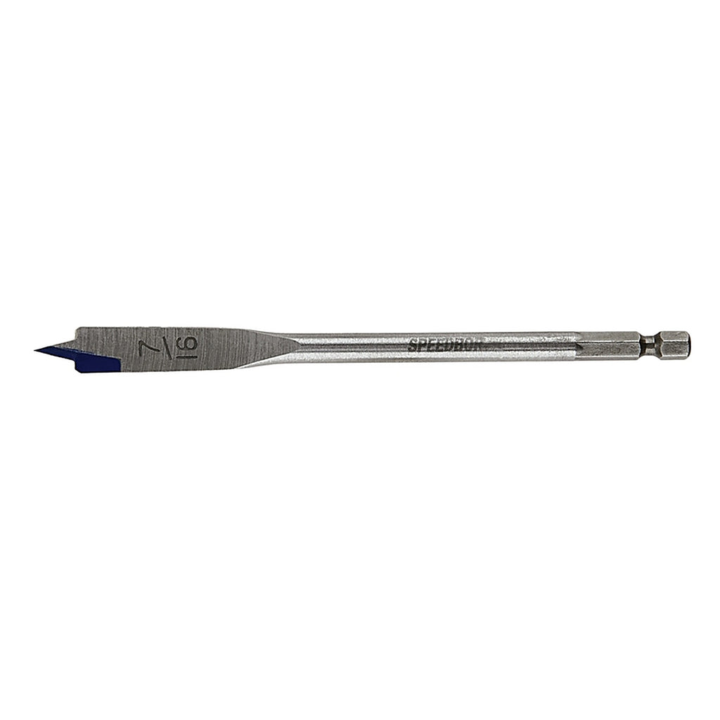 Irwin 88807 Speedbor 7/16 in. x 6 in. L Carbon Steel Wood Boring Bit 1/pc.