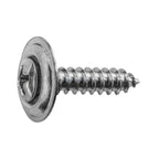 Auveco 2751 8 x 3/4" Phillips Oval Head Sems Tapping Screw Countersunk Chrome