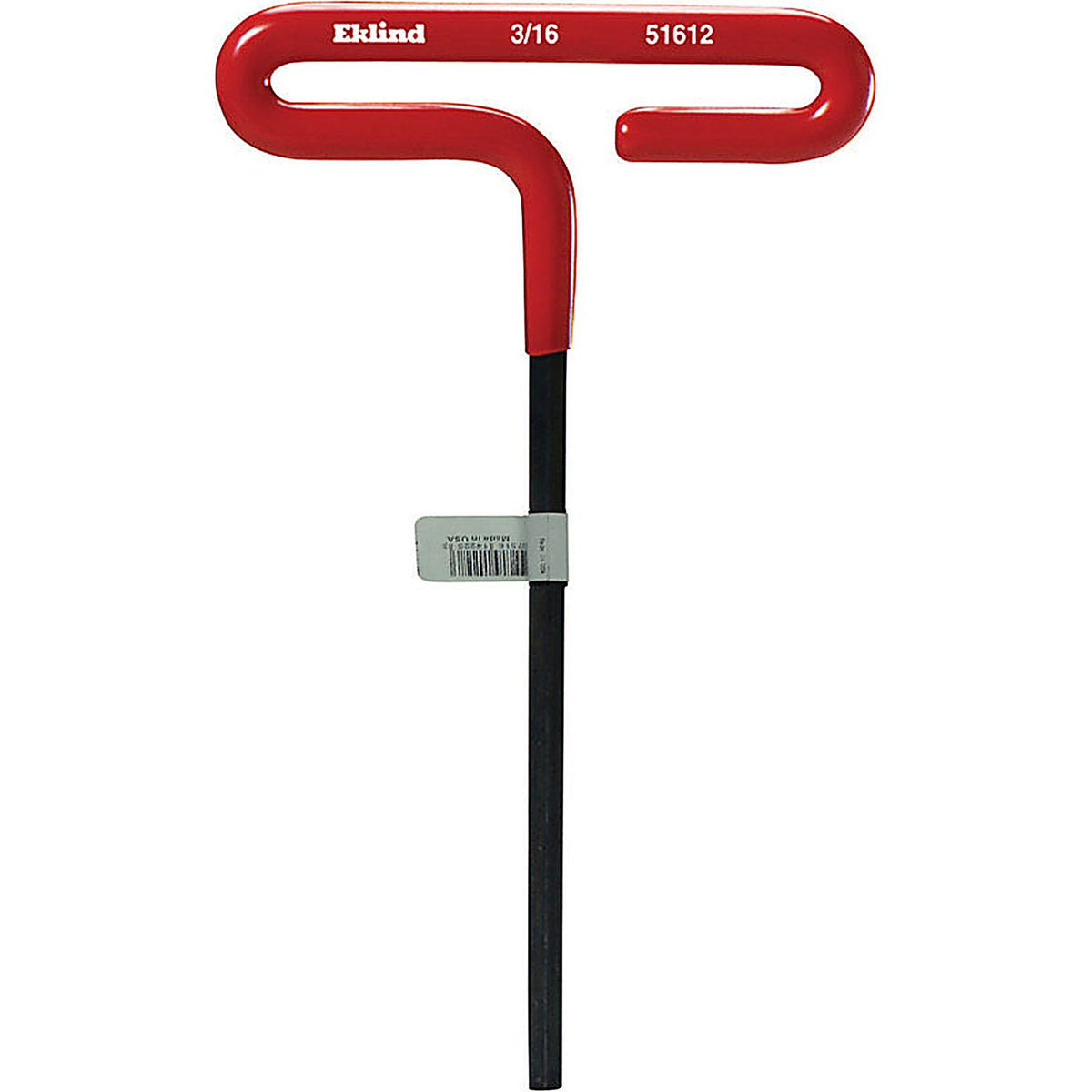 Eklind Tool 51612 3/16" SAE T-Handle Hex Key 6 in. 1/pc.