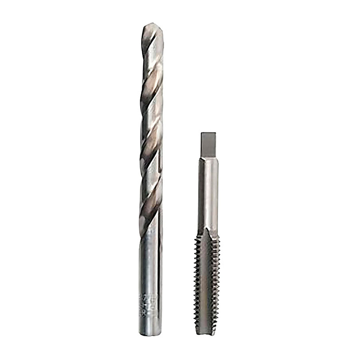 Irwin 80242 Hanson High Carbon Steel HCS Tap and HSS Drill Bit Set 1/2 13 2/pc.