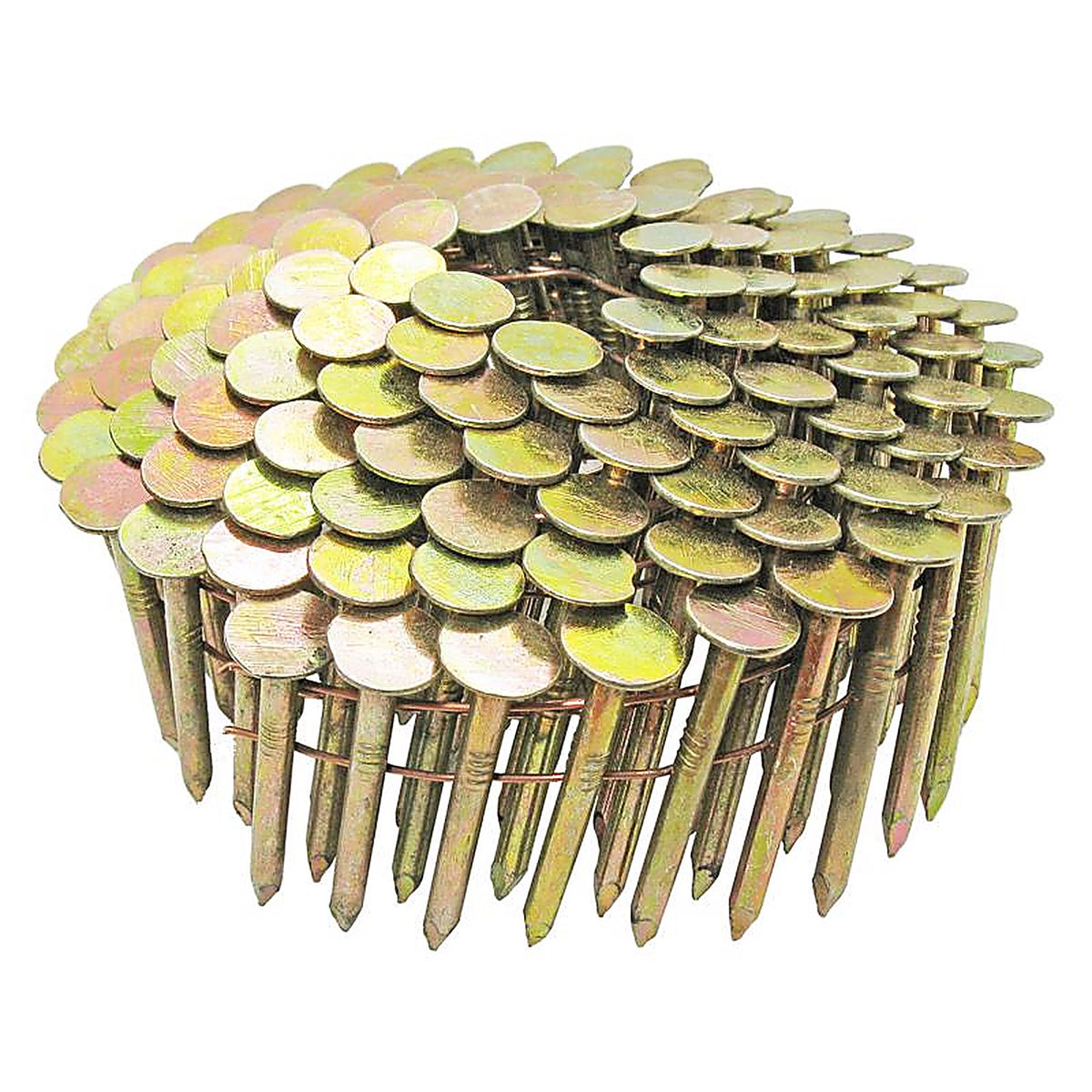 Grip-Rite GRCR19GAL 3/4 in. 11 Ga. Angled Coil Roofing Nails 15 deg. Smooth Shank 7200/Pack