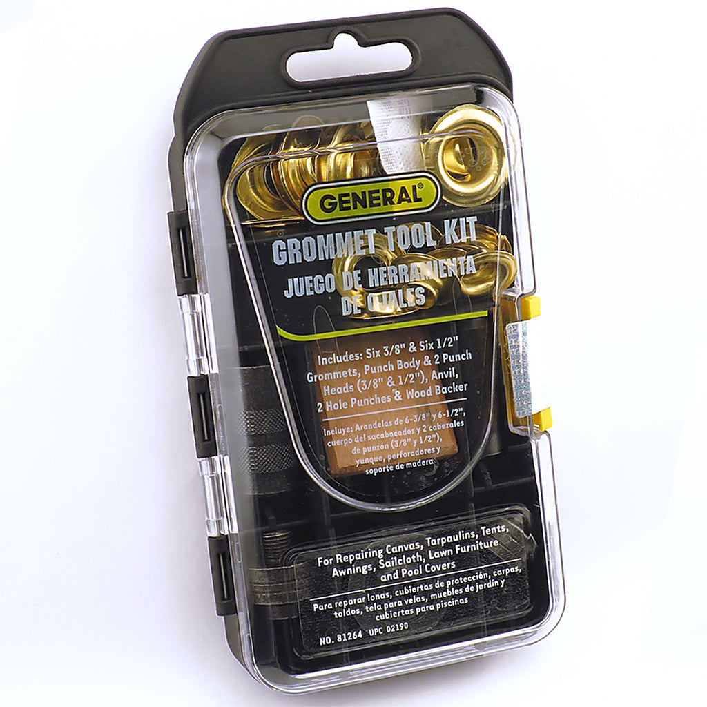 General Tools 81264 Brass Grommet Kit 19/Pack